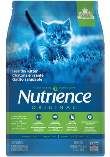 Alimento Gatos Nutrience Original Kitten 2.5 Kg