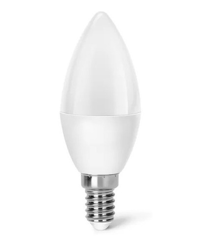 Ampolleta Bombillo Led Vela Luz Cálida Led C37 E14 7w