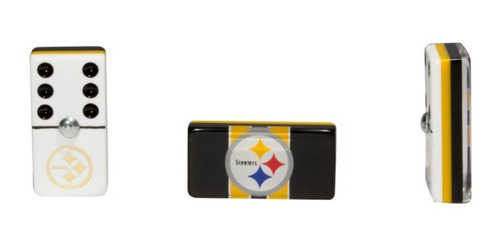 Imagen 4 de 7 de Dominó Acereros Pittsburgh, 100% Acrílico. Estuche Impreso