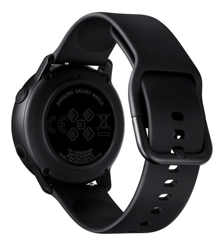 Samsung Galaxy Watch Active (Bluetooth) 1.1" caja 40mm de aluminio malla de fluoroelastómero y bisel black SM-R500