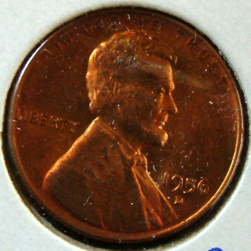 1956 D Lincoln Penny 1c Centavo Ms Proof Cobre Eeuu Ringking