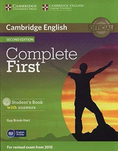 Complete First Sb With Answers 2nd Edition, de Varios. Editorial CAMBRIDGE en inglés
