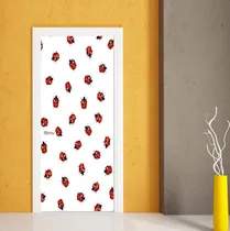 Comprar Vinilo Para Puerta Mariquitas Vaquitas San Antonio Bichos