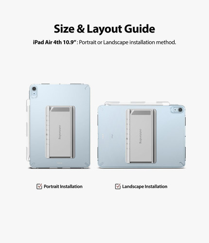 Imagen 8 de 8 de Funda + Soport Para iPad Air 5ta 2022& Air 4ta Ringke Fusion