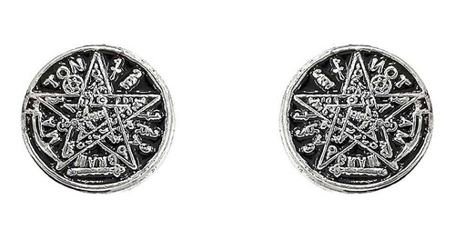 Aretes Tetragramaton Artesanal Mujer Regalo Plata Ley 925