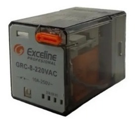 Imagen 1 de 2 de Relé Control 8 Pines 220vac Exceline