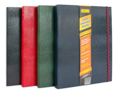 Promocion Carpeta Universitaria 3 Argollas 3/4 100 H 5 Pzs
