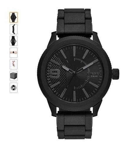 Reloj Diesel Mens Rasp Dz1873 Negro