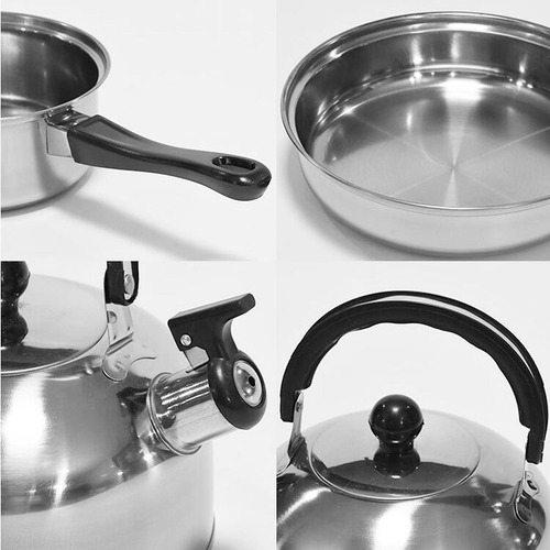 Juego De Cacerolas De Cocina, Juego De Ollas Y Sartenes Inox