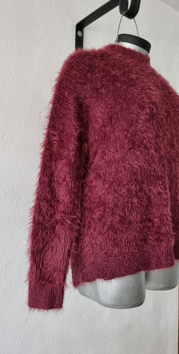 Sueter Suave Pelo Largo Barbas Mujer Talla Xl - Xxl / 38-40
