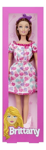 Muñeca Brittany Vestido Corazones