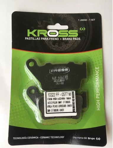 Pastillas De Frenos Para Pulsar Y Otras Marca Kross