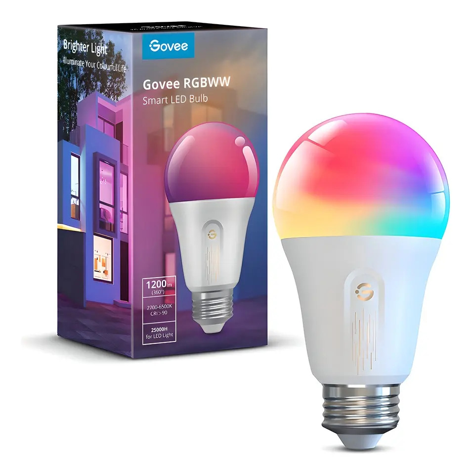 Lâmpada Inteligente Govee Rgbww 1200lm Wifi Alexa Google