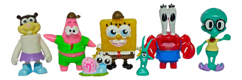 Figuras Personajes De Bob Esponja Niños