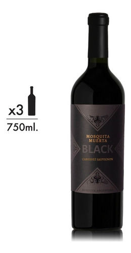 Vino Mosquita Muerta Black Cabernet Sauvignon X3u