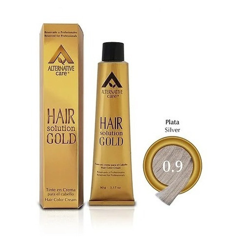 Tinte Hair Solution Gold 60ml Plata 0.9