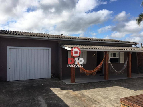 Casa À Venda Com 2 Dormitórios Em Balneário Arroio Do Silvasc,próximo A Posto De Saúde,material De Construçao Nito, E 800 Metros Do Mar. - Ca2165