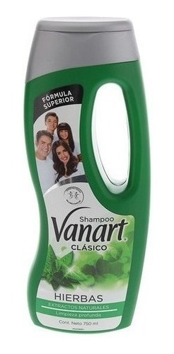 Shampoo Vanart Clásico Hierbas 750 Ml
