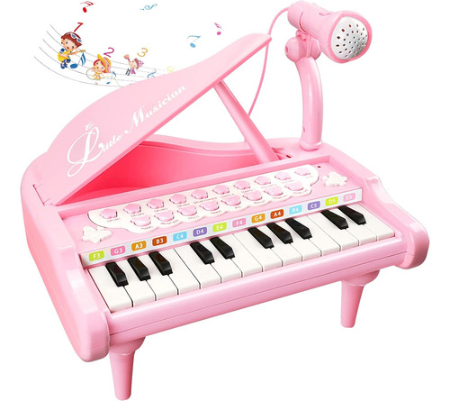 Uguetes De Piano Rosa Para Niñas De 1 Año O Más