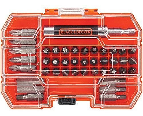 Juego De Brocas Para Destornillador Estándar Black + Decker