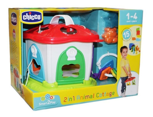 Brinquedo Infantil Casa Dos Animais 2 Em 1 Da Chicco 57879