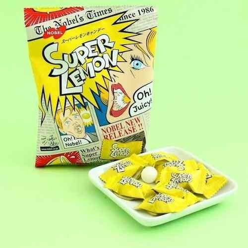 Balas Super Lemon Japonesa Nobel - 20 Balas - 84g