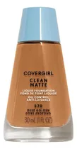 Comprar Base de maquillaje líquida CoverGirl Clean Matte Liquid Oil Control Oil matte tono 570 deep golden - 30mL 28.35g