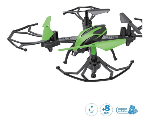 Drone Con Luz Y Bateria Recargable Lite 360 Duende Azul Full