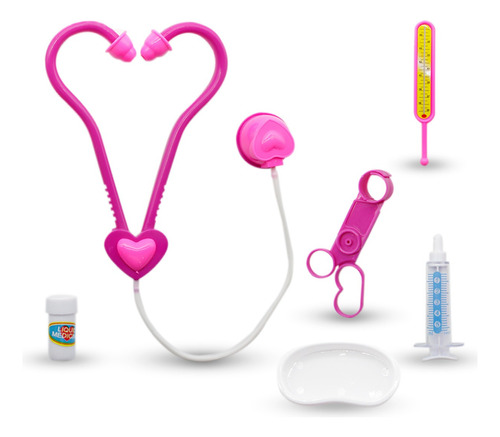 Brinquedos De Plastico De Medico Kit Cor 1