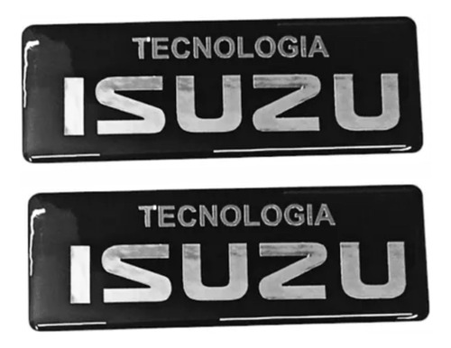Chevrolet Tecnologia Isuzu Sticker Resinado X 2 Unidades