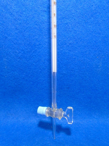 Bureta Recta Con Linea Schellback Llave D Vidrio 10 Ml Brand