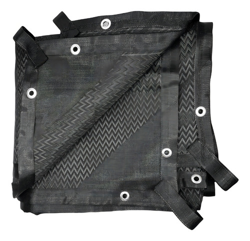 Bvioz, Lienzo Confeccionado 3.7x3 Metros, Malla 95% Sombra, Monofilamento, Color Negro, Protección Uv-11, 270 Gramos/m2