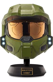 Casco De Lujo Con Soporte Master Chief Luces Led Halo