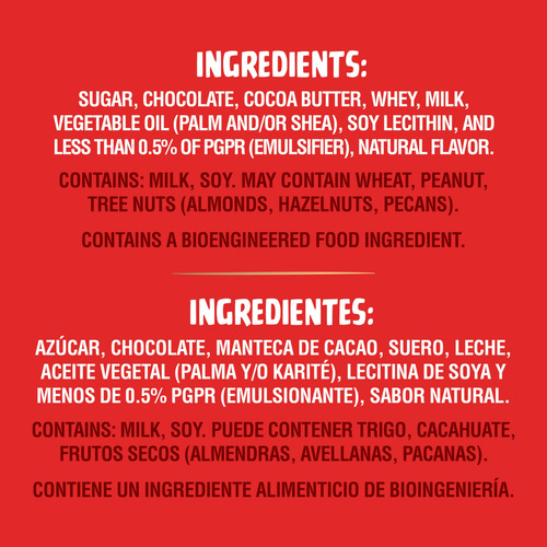 Barra De Chocolate Con Leche Estilo Carlos V, Tamaño Complet