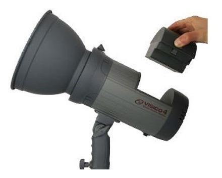 Flash Estudio A Bat. 300w Portatil + Radio Visico4