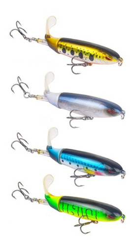 Señuelo Duro Pesca Whopper Plopper Paseante Carnada #1 X 4