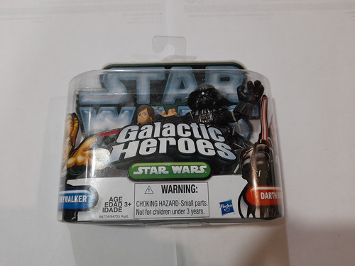 Star Wars Galactic Heroes Luke Skywalker Darth Vader Hasbro (Usado)