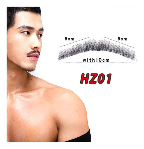 Barba Postiza Clicling One Hombre, 100% Cabello Humano