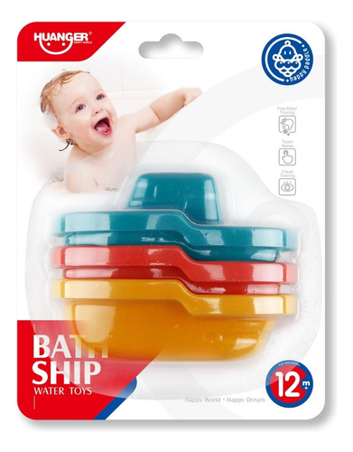 Barcos Para Baño Bañera De Agua Juguete 3 Piezas Bebes