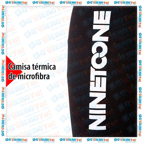 Imagen 5 de 7 de Remera Camiseta Térmica Microfibra Moto Frío Ninetoone Rival