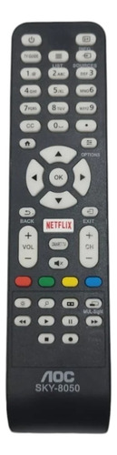 Controle Remoto Compatível Tv Aoc Smart Le32s5760 Le43s5970