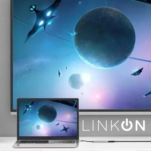 Imagen 9 de 10 de Hub Adaptador Usb Tipo C 5 En 1 Linkon Para Mac Macbook Win