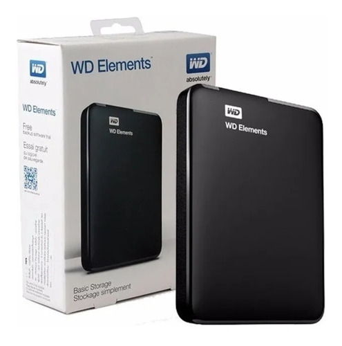  Disco Duro Externo Western Digital 2tb Wd Elements Negro