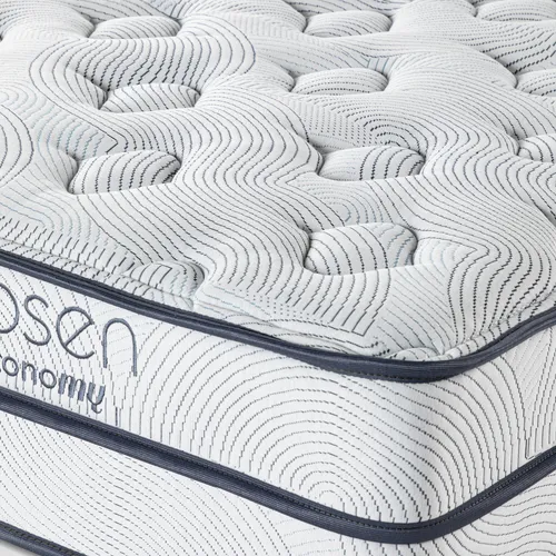 Cama Europea Rosen Autonomy Sky King + Muebles Issey Azul