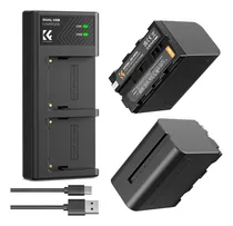Comprar Cargador Dual K&f Concept + 2 Baterias Np-f970 - Kf28.0047