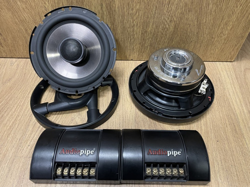 Parlantes Audiopipe Aphe-6 200 Watts Con Divisor De Frecuenc