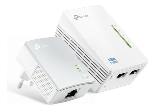 Kit Powerline Tp-link Av500, Color Blanco (Usado)