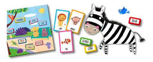 Ludattica Montessori-animal En Inglés - Juego De Mesa