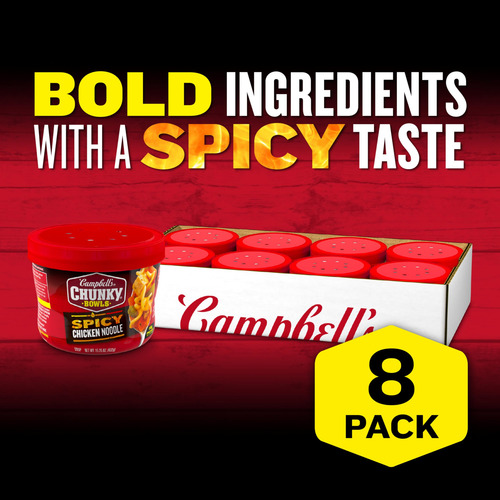 Sopa Picante De Fideos Con Pollo 430 Gramos Cuenco 8 Unidade