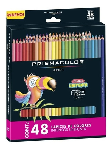 Colores Redondos Caja X 48 Marca Prismacolor Junior